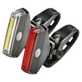 LED Bicycle Front Light + Back Light 22 lm, 2× CR2033