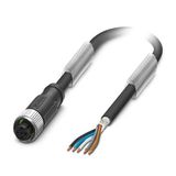 SAC-5P-10,0-PVC/M12FS SH BK - Sensor/actuator cable
