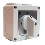 Off switch, metric entry M20, 20A, 2-pole