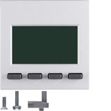 Info display, KNX - S.1/B.3/B.7, p. white, matt, plastic