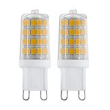 LM-G9-SMD LED-STECKBulb 3W/320LM 4000K 2er-Set