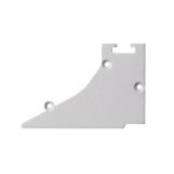 End cap without hole for AV, white color, 1 pc