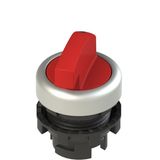 Illuminated long handle selector, 2 positions red with marking
