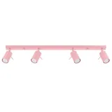 Ceiling lamp RING 4L pink