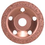 Tungsten carbide grinding head 115 x 22.23 mm; medium, flat