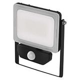 EMOS ILIO LED spotlight with motion sensor, 21 W, black, neutral white