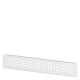 SIVACON, cover for 19 frame, ventilated, 2HU, RAL 7035