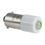 LED bulb, Harmony XB4, BA9s, green, 1.2W, 6V AC/DC