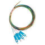 FO Pigtail SC, 9/125æm OS2, 2.0m, Easy Strip, 4pcs