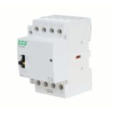 Modular contactor with manual control; rail mounting, 4NO contacts, 40A; ST40-40-M