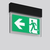 HALYXX, 5,8 W, black, on/off Wall luminaires, L 340 B 40 H 270, SBS, 8