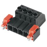 PCB plug-in connector, male plug, 7.62 mm, Number of poles: 5, 180°, Clamping yoke connection, Clamping range, max. : 6 mm², Box