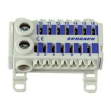 Easy Connection Box, blue, 2 x 25 mmý,, 14 x 4 mmý, (The price is shown without markup on metals. Request a quote for accurate information)