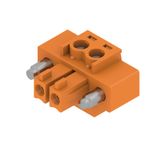 PCB plug-in connector, female plug, 3.81 mm, Number of poles: 2, 180°, Clamping yoke connection, Clamping range, max. : 1.5 mm², Box