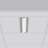 TX-MOVE, 16...31 W, 1700...3050 lm, 927, silver, DALI Recessed project
