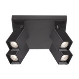 LED SPOT ANGULAR PL 4XGU10 BK OSRAM