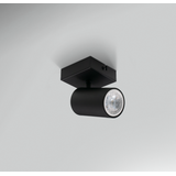 FARETTO SOFFITTO ENFASI SQUARE NERO