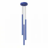 Pendant lamp PASTELO 3P ultramarine