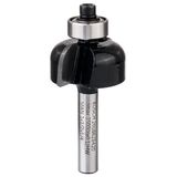 Cove bit, 1/4", R1 6.3 mm, D 25.4 mm, L 12.7 mm, G 54 mm