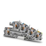 PTI 4-PE/L BK/N BU - Installation protective conductor terminal block