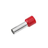 Wire ferrule isolated, 95mmý, L1= 25mm, red
