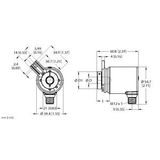 Absolute Rotary Encoder - Multiturn IO-Link   REM-191B10T-IOL32B-H1141