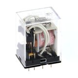 MY406021E Relay, PCB mount, 14-pin, 4PDT, 5 A, label facility MY406021E