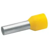 Insulated wire end ferrule, 6.0 mm², 20 mm/12 mm long, DIN 46228/4, yellow, 47512
