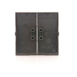 Double electronic switch, champagne matt