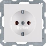 SCHUKO soc. out., Q.1/Q.3, p. white velvety