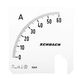 Scale Plate, 72x72mm, 60A DC