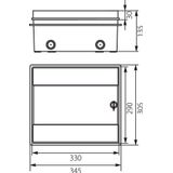 Hermetic switchboard RHp-12/Z (with lock)