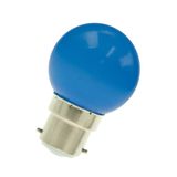 EcoPack LED Ball G45 B22d 1W Blue Bulk