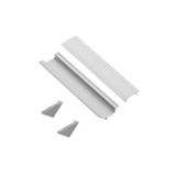 Set GLAX corner (profile, plugs, diffuser)