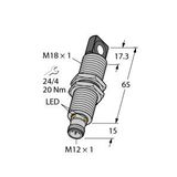 Ultrasonic Sensor Diffuse Mode Sensor   RU100U-M18MS-AP8X2-H1151