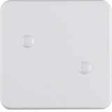 Rocker screw-on, splash-proteced flush-mtd IP44, p. white glossy