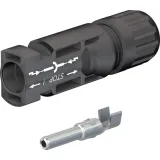 MC4 plug, 4.0-6.0 mm², cable Ø 5.5-7.4 mm, 1 kV, 39 A, 32.0143P0001-UR