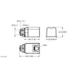 Accessories for Fieldbus Systems, Industrial Ethernet Adapter and Wall Feedthrough   FKFDSX-RJ45SFW-88