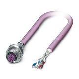 SACCBP-M12FS-5CON-M16/2,0-920 - Device connector, rear mounting