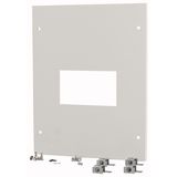 XTMPN4FC-H550W425 Front cover for NZM4, fixed, H=550mm, W=425mm, grey