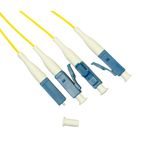 FO Pigtail LC, 9/125æm OS2, 2.0m, Easy Strip, yellow,4pcs