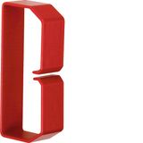 Retaining clip for slotted panel trunking PC/ABS halogenfree 50x100mm