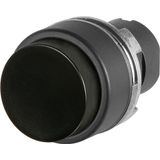 Projecting push-button, maintained, black