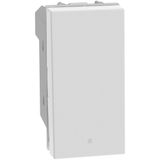 MatixGO - 1P NO 10A 1m white button