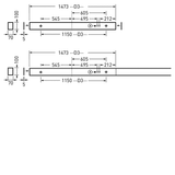 Surface-mounted luminaire Solvan Flow D Prisms Aluminium ETDD 36W 4300lm Wide reduced glare UGR19 (W19) IK03 3 SDCM