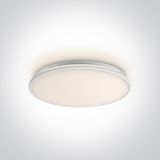 WHITE LED PLAFO 24W WW IP20 230V