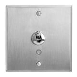 67107 Art d'Arnould universe Two-way memory or illuminated lever switch 10A - brushed steel