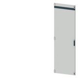 Door, IP55, W: 600 mm, rotary handle for profile semicylinder