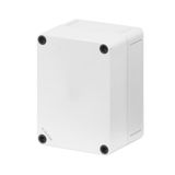 Polystyrene push-button enclosure 94x130x81, undrilled