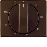 Centre plate for mechanical timer, arsys, brown glossy